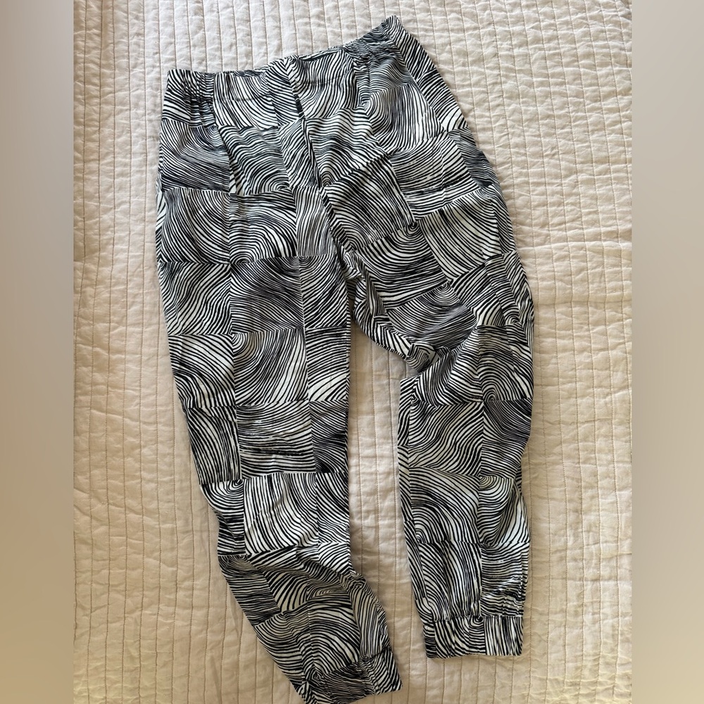 Marimekko Black and White Patterned Pants